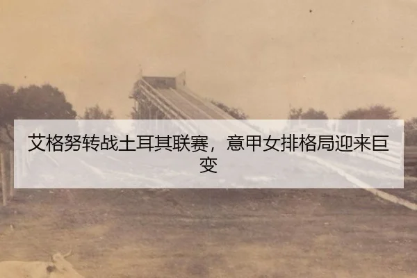 艾格努转战土耳其联赛，意甲女排格局迎来巨变